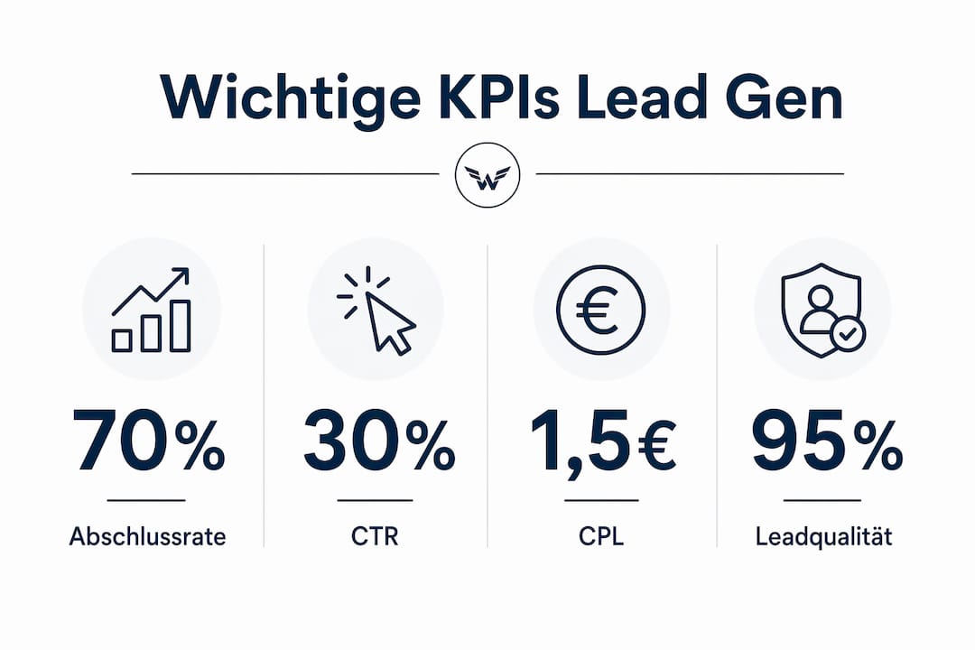 Die Infografik liefert einen Überblick über die wichtigsten Kennzahlen von LinkedIn Lead Gen Forms.